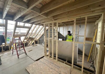 Loft Conversion in Northolt - During works
