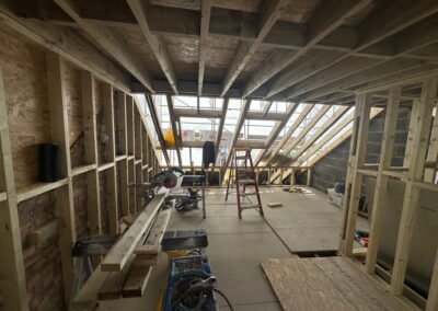 Loft Conversion in Northolt - During works