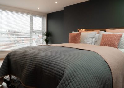 Loft Conversion in Neasden, London: master bedroom