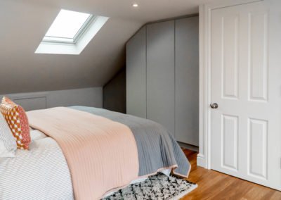 Loft Conversion near Neasden: modern master bedroom