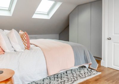 Loft Conversion near Neasden, London: modern master bedroom
