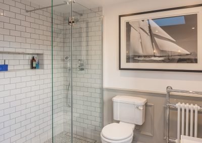 Loft Conversion in Kew London - bathroom & shower design