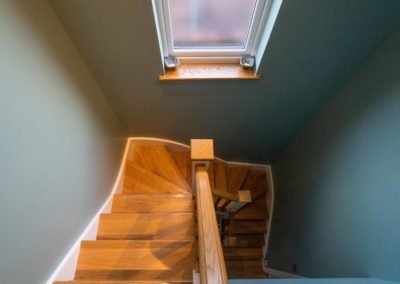 loft conversion Osterley, London: stairs design