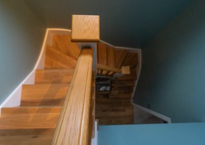 loft conversion near Osterley, London: stairs design