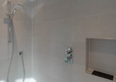loft conversion Osterley, London: shower design
