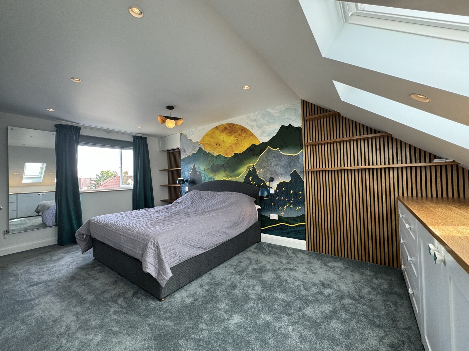 Attic conversion in Raynes Park