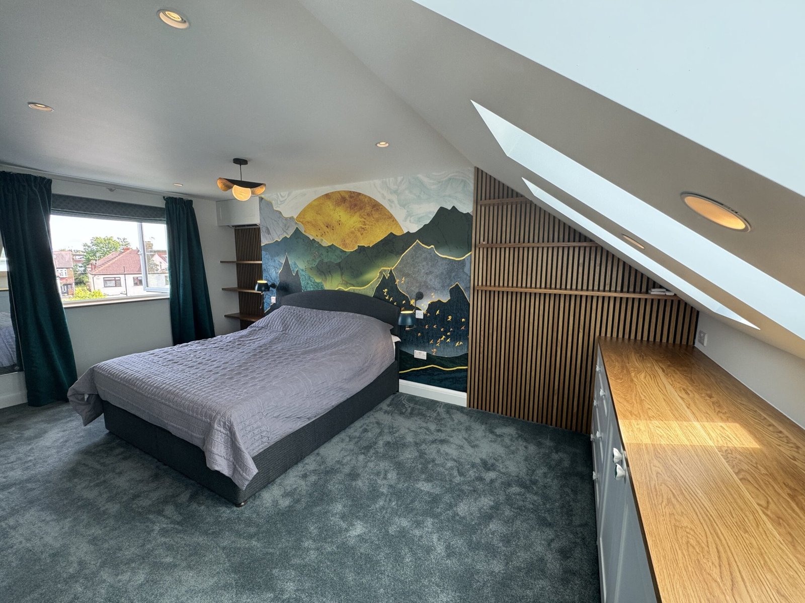 Attic conversion in Raynes Park