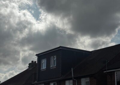 Rear dormer loft conversion in Windsor, exterior view