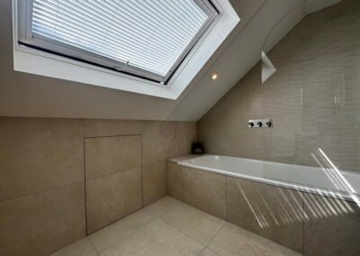En suite bathroom in a Windsor rear dormer loft conversion