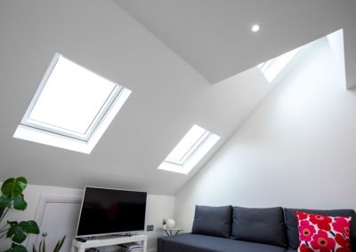 Loft Conversion in Fortis Green: roof windows