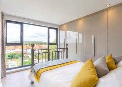 Loft Conversion in Edgware: master bedroom decor