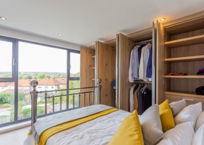 Loft Conversion in Edgware, London: modern bedroom