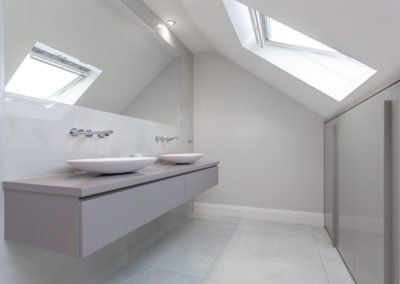 Loft Conversion in Edgware: luxury bathroom