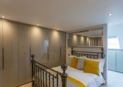 Loft Conversion in Edgware, London: bedroom design