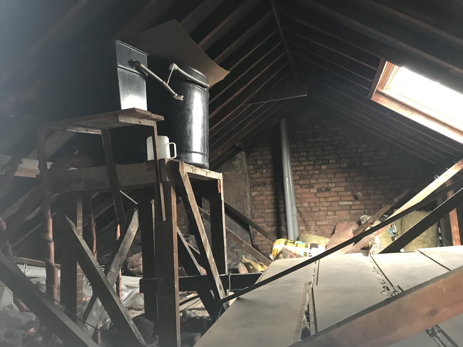 Loft Conversion in Highgate - during works