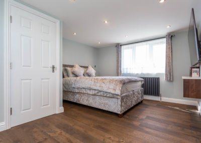 Loft Conversion in Carshalton: master bedroom interior design