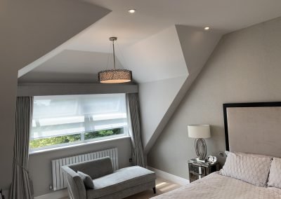 Loft Conversion in Stanmore: bedroom decor