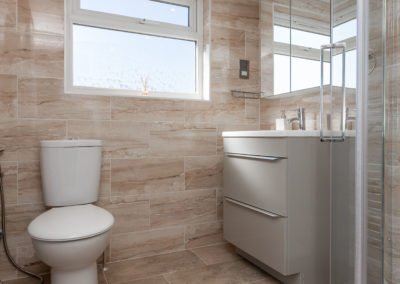 Loft Conversion near Carshalton: modern bathroom design