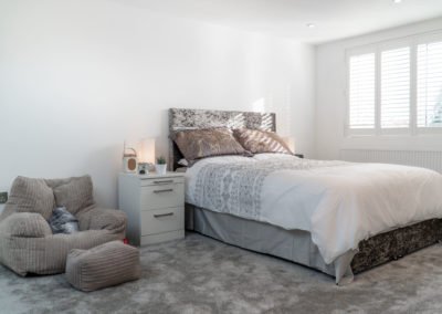 Loft Conversion in North Finchley: master bedroom