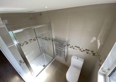 Loft Conversion completed in Neasden - bathroom design