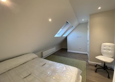 Loft Conversion completed in Neasden- secondary bedroom