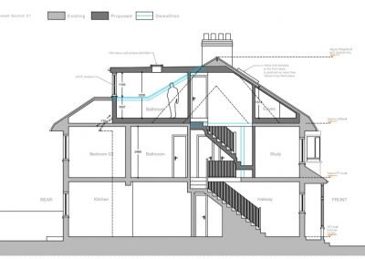 Loft Conversion in Acton Town- proposed plan