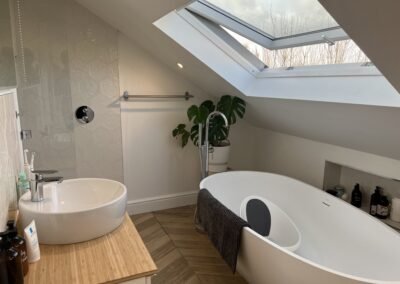 Loft Conversion in Leytonstone- Modern Bathroom