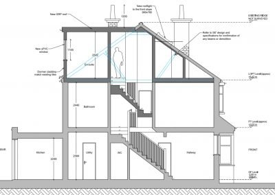 loft conversion in Raynes Park - Proposed Plan
