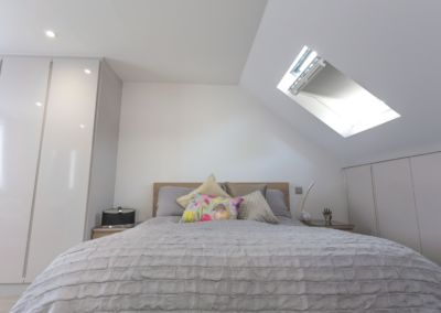 Loft Conversion in Edgware - master luxury bedroom
