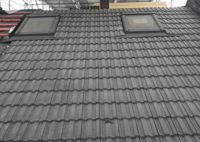 Loft Conversion in North Finchely: roof windows ( work in progress)