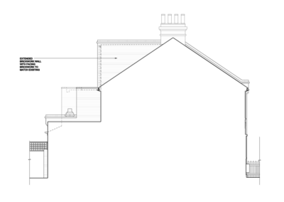 Loft Conversion in Chiswick: drawings