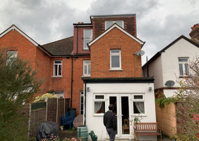 Loft Conversion in Worcester Park- Garden View