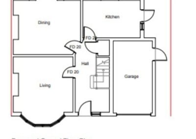 loft conversion in buckhurst hill: drawings