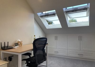 Loft Conversion in Kingston - office room